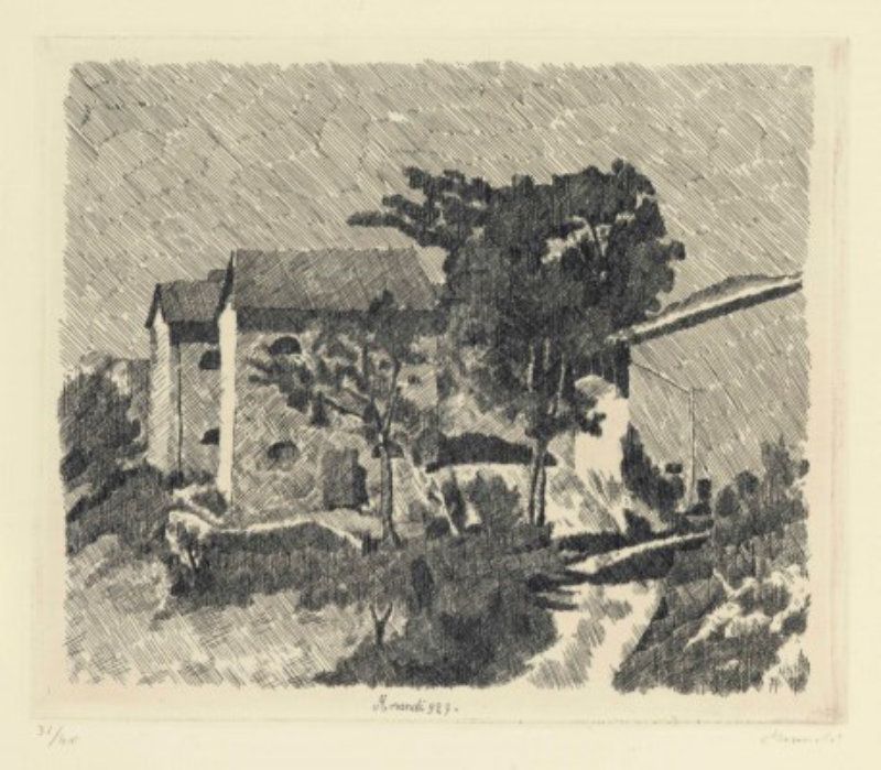 Giorgio Morandi le tre case paradou art